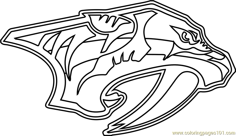 Tampa Bay Lightning Logo coloring page