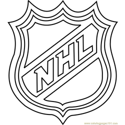 Edmonton Oilers Logo Coloring Page for Kids - Free NHL Printable