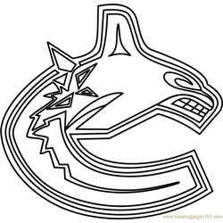 NHL Team Logos Coloring Pages 