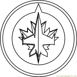 NHL Logo coloring page  Free Printable Coloring Pages