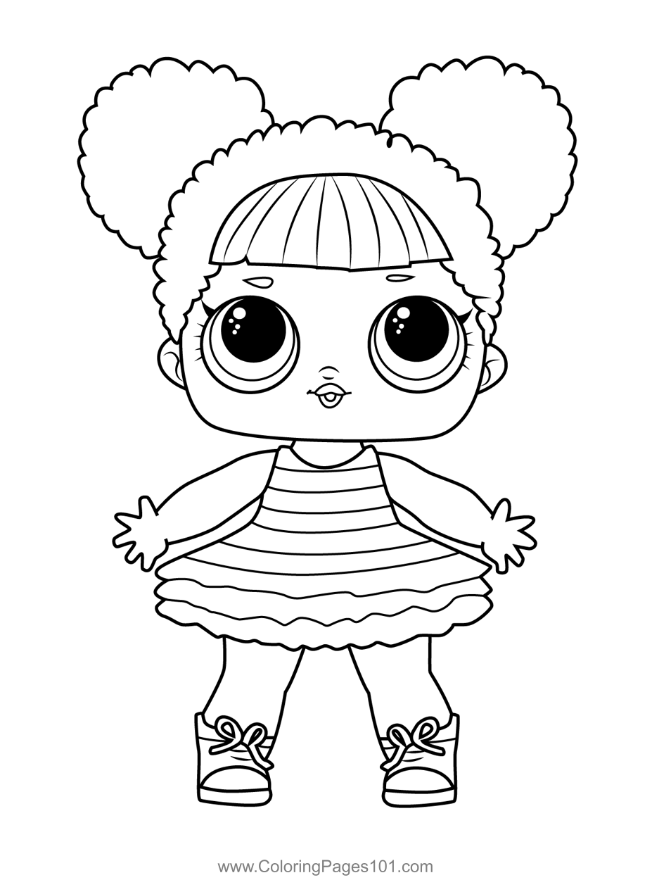 Queen Bee L.O.L. Surprise! Coloring Page for Kids - Free L.O.L ...