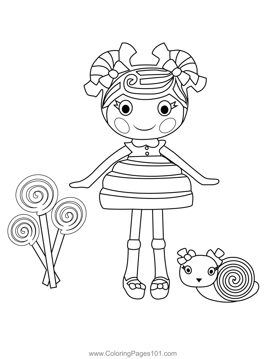 Grapevine Stripes Lalaloopsy Coloring Page for Kids - Free Lalaloopsy ...