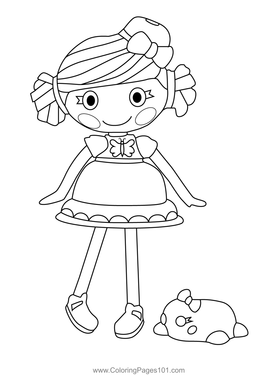 free coloring pages lalaloopsy