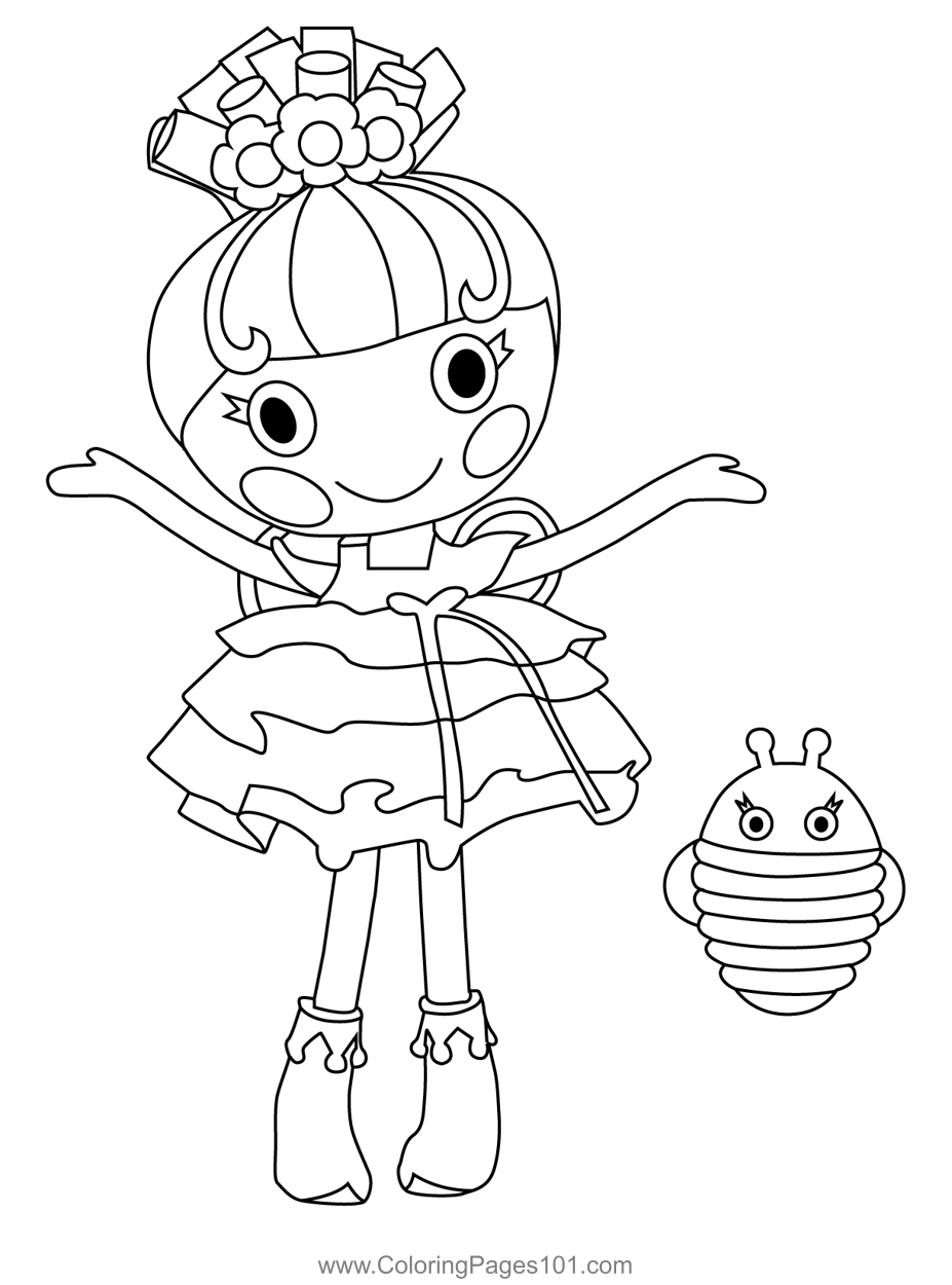 Pix E. Flutters Lalaloopsy Coloring Page for Kids - Free Lalaloopsy ...