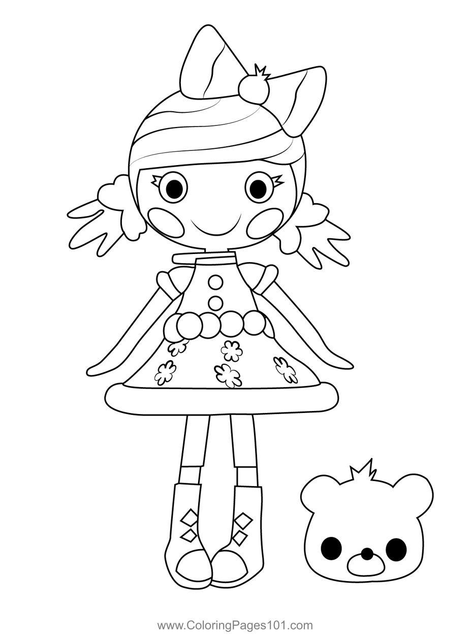 Pizza Cutie Pie Lalaloopsy Coloring Page for Kids - Free Lalaloopsy ...