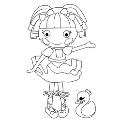 Tippy Tumblelina Lalaloopsy Coloring Page for Kids - Free Lalaloopsy ...