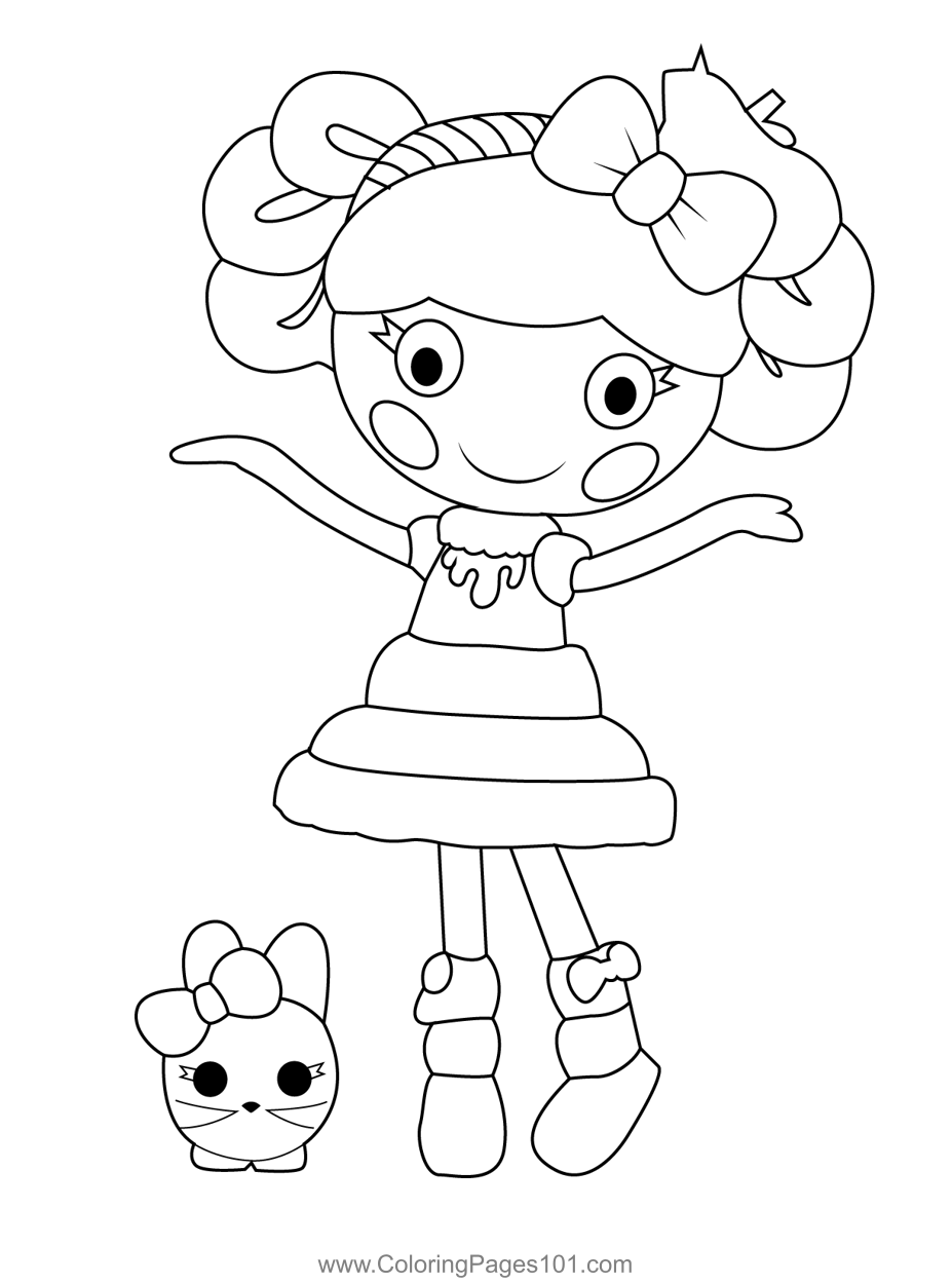 free coloring pages lalaloopsy