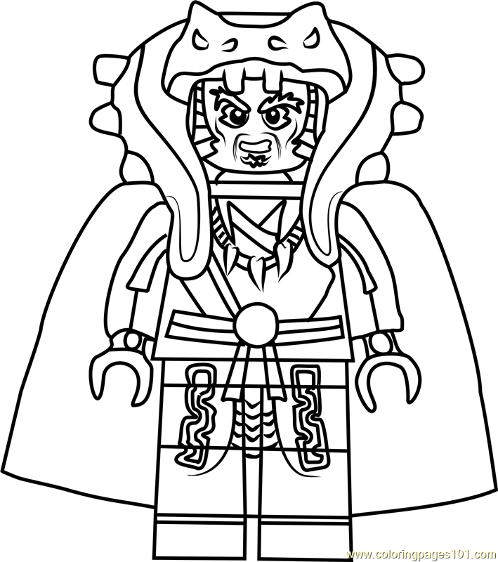 473 Simple Ninjago Skales Coloring Pages with Animal character