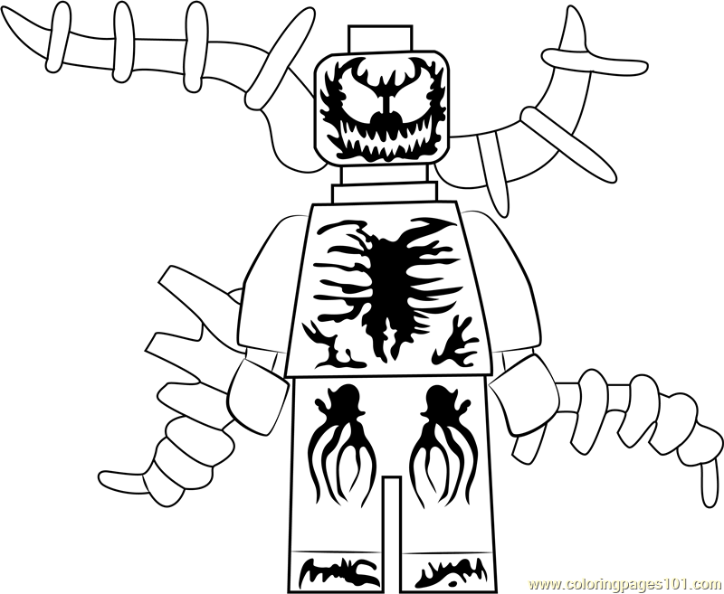 lego carnage coloring page for kids free lego printable coloring