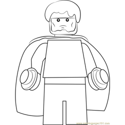 lego flash coloring page