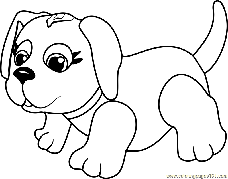 Husky Coloring Page for Kids - Free Pet Parade Printable Coloring Pages