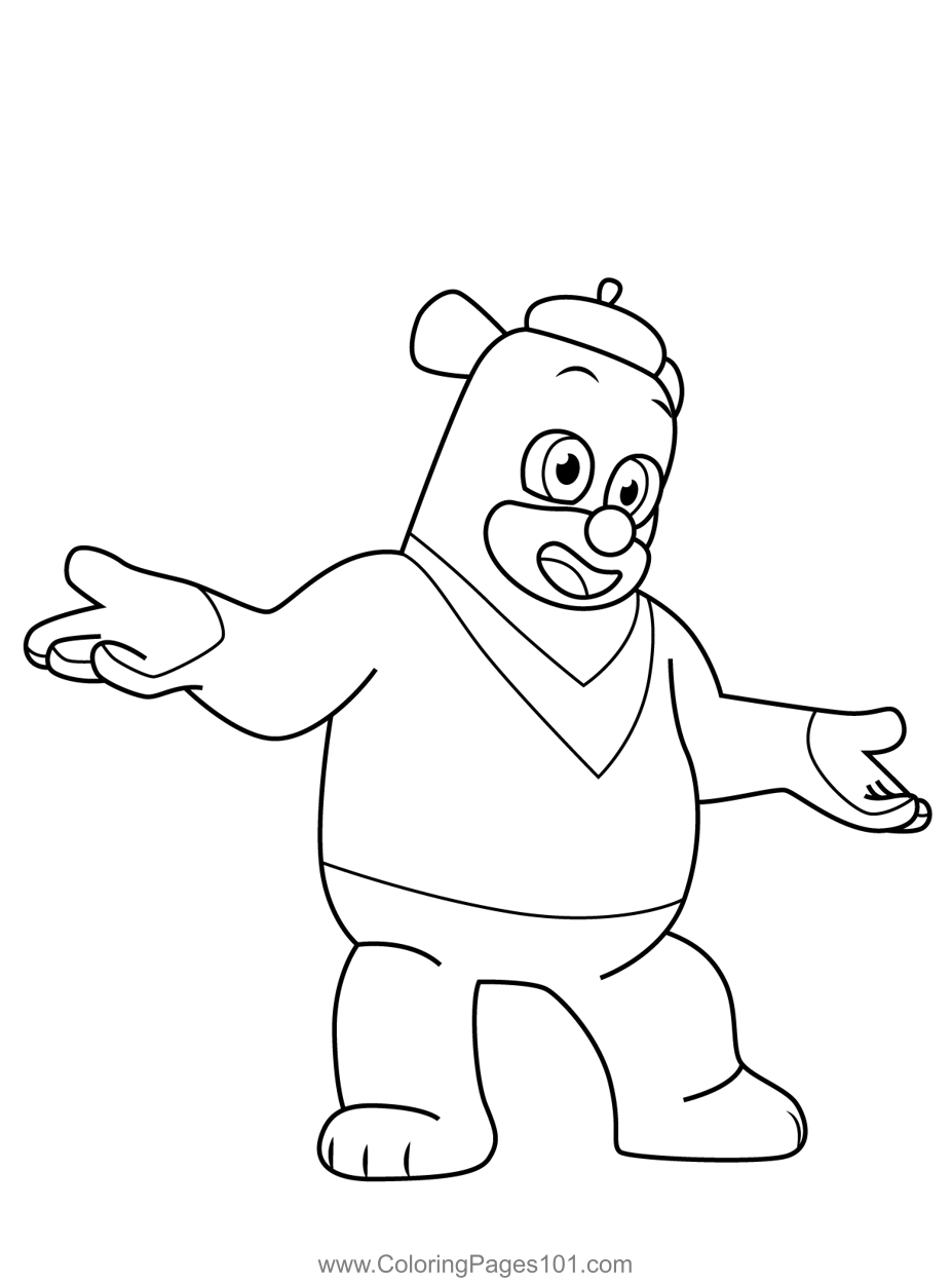 Barri Pinkfong Coloring Page for Kids - Free Pinkfong Printable ...