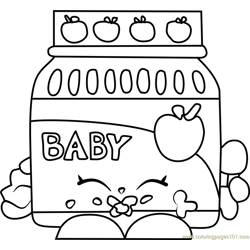 Wise Fry Shopkins Coloring Page - Free Shopkins Coloring Pages ...