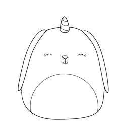 Bunnycorn Squishmallows Coloring Page