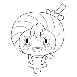 Ameartotchi Tamagotchi Free Coloring Page for Kids