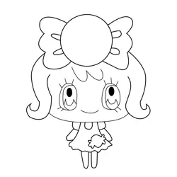 Candypakupaku Tamagotchi Free Coloring Page for Kids