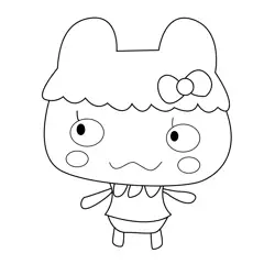 Chamametchi Tamagotchi Coloring Page