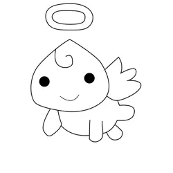 Chestnut Angel Tamagotchi Coloring Page