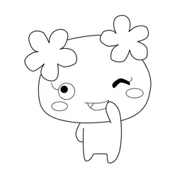 Flowertchi - Copy Tamagotchi Coloring Page