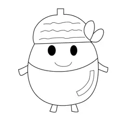 Guriguritchi Tamagotchi Free Coloring Page for Kids