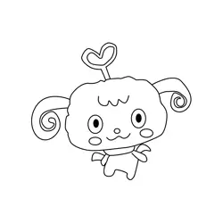 Hapihapitchi Tamagotchi Free Coloring Page for Kids