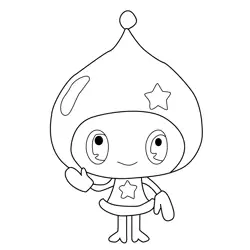 Himespetchi Tamagotchi Coloring Page