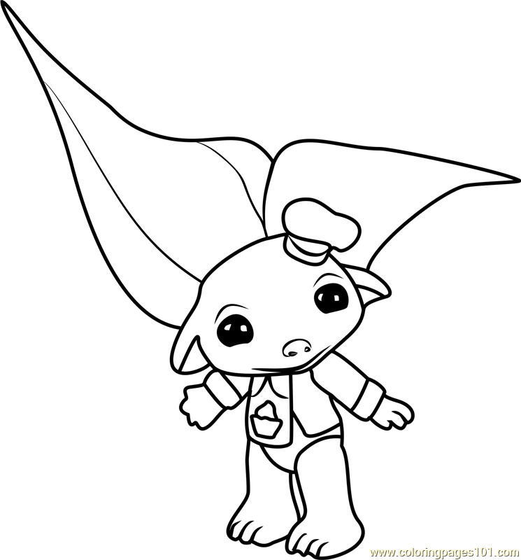 Cheffrey Zelf Coloring Page for Kids - Free The Zelfs Printable ...