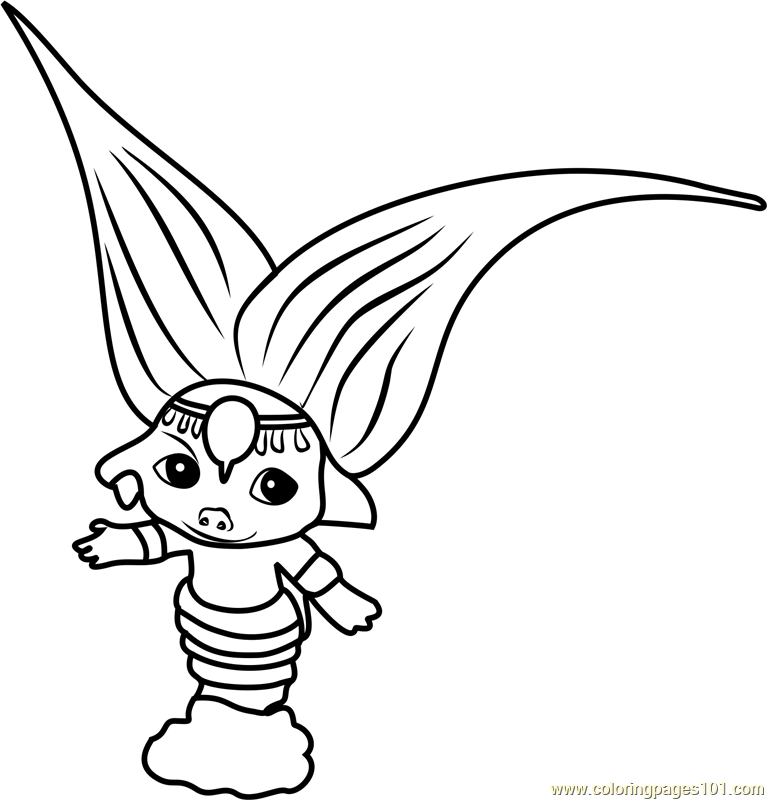 Magicella Zelf Coloring Page for Kids - Free The Zelfs Printable