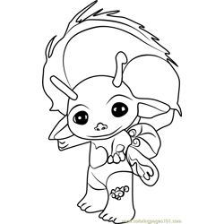 Teeny Genie Zelf Coloring Page - Free The Zelfs Coloring Pages ...