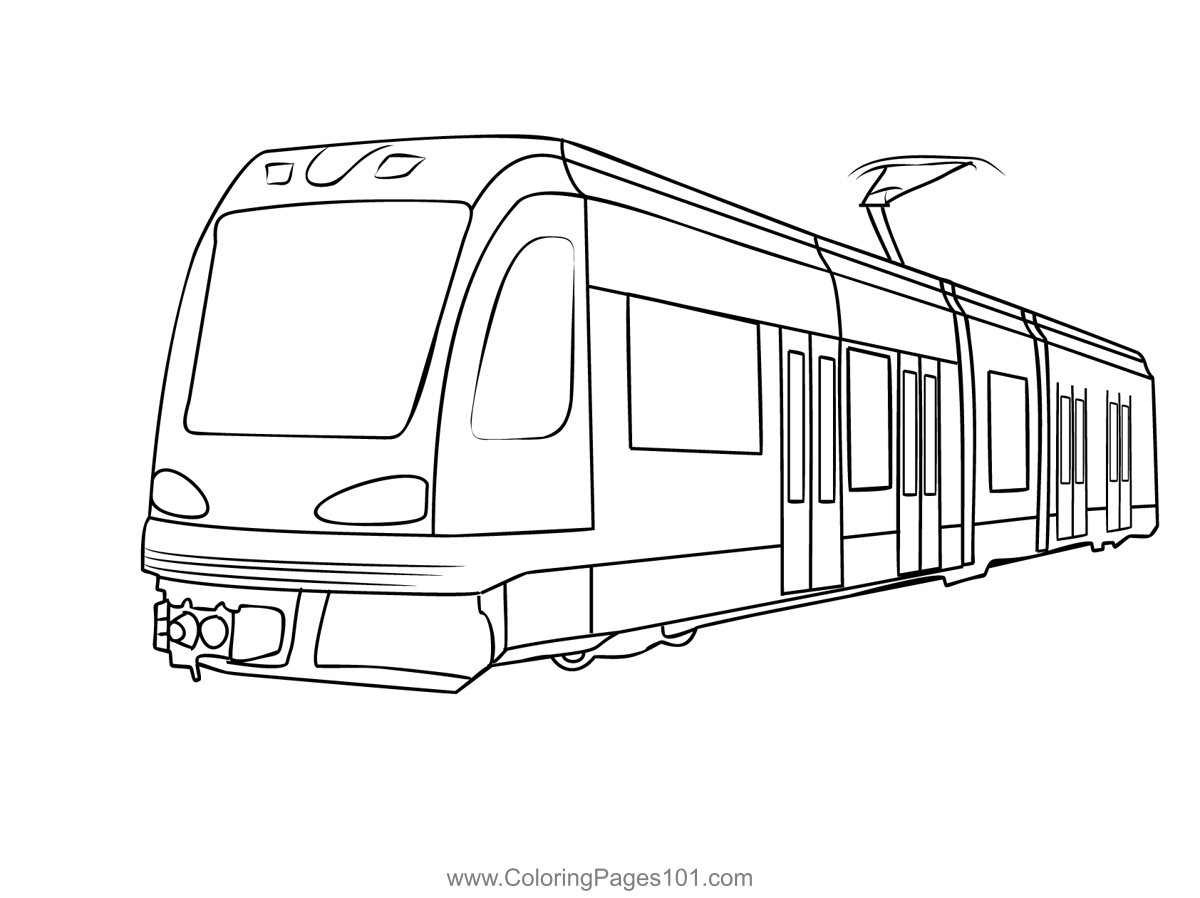 Share 149+ metro train drawing easy best - vietkidsiq.edu.vn