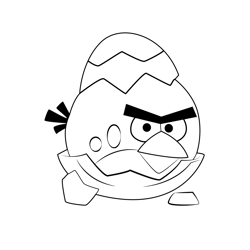 Angry Birds Bubbles Coloring Page for Kids - Free Angry Birds Printable ...