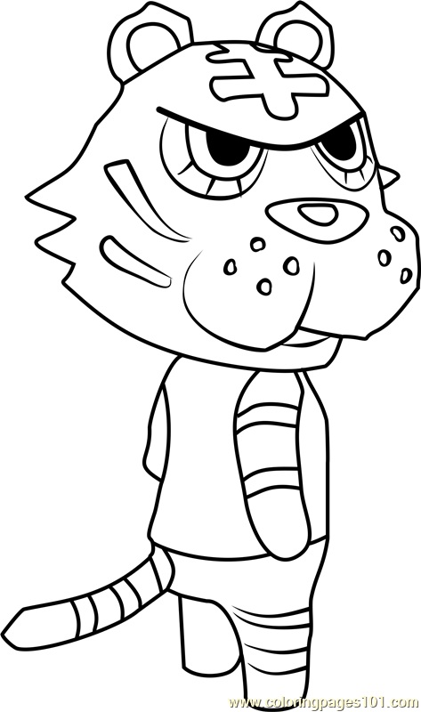 Rolf Animal Crossing Coloring Page for Kids - Free Animal Crossing ...