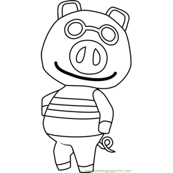 Animal Crossing Coloring Pages for Kids Printable Free Download ...