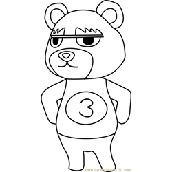 Animal Crossing Coloring Pages for Kids Printable Free Download ...