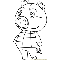 Animal Crossing Coloring Pages for Kids Printable Free Download ...