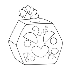 Bomb Blox Fruits Free Coloring Page for Kids