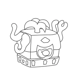 Dark Blox Fruits Coloring Page