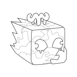 Ice Blox Fruits Coloring Page