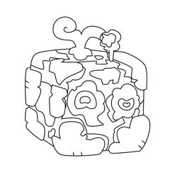 Magma Blox Fruits Coloring Page