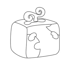 Rubber Blox Fruits Coloring Page