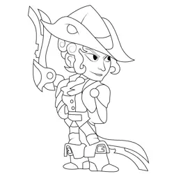 Diana1 Best Legends Brawlhalla Free Coloring Page for Kids