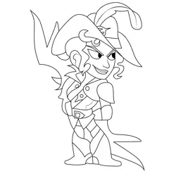 Diana3 Best Legends Brawlhalla Free Coloring Page for Kids