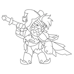 Jaeyun3 Best Legends Brawlhalla Free Coloring Page for Kids