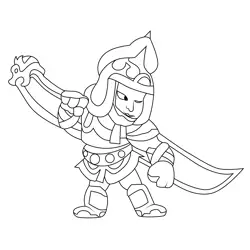 Jaeyun4 Best Legends Brawlhalla Free Coloring Page for Kids