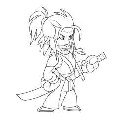 Koji1 Best Legends Brawlhalla Coloring Page