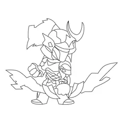 Koji5 Best Legends Brawlhalla Free Coloring Page for Kids