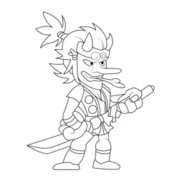 Koji8 Best Legends Brawlhalla Coloring Page