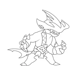 Mako5 Best Legends Brawlhalla Free Coloring Page for Kids