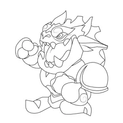 Onyx10 Best Legends Brawlhalla Free Coloring Page for Kids