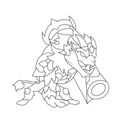 Onyx7 Best Legends Brawlhalla Coloring Page